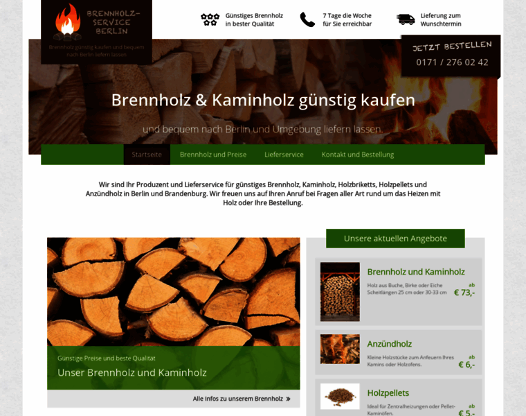 Brennholzservice-berlin.de thumbnail