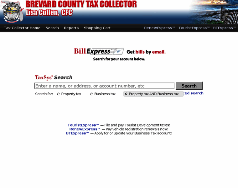 Brevard.county-taxes.com thumbnail