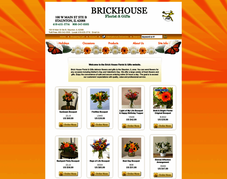 Brickhouseflorist.com thumbnail