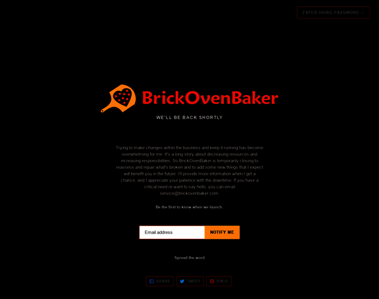 Brickovenbaker.com thumbnail
