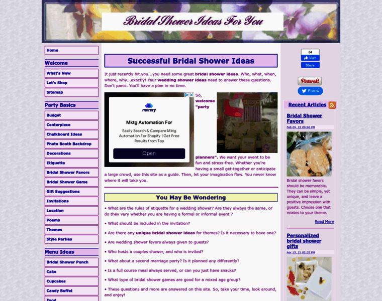 Bridal-shower-ideas-for-you.com thumbnail