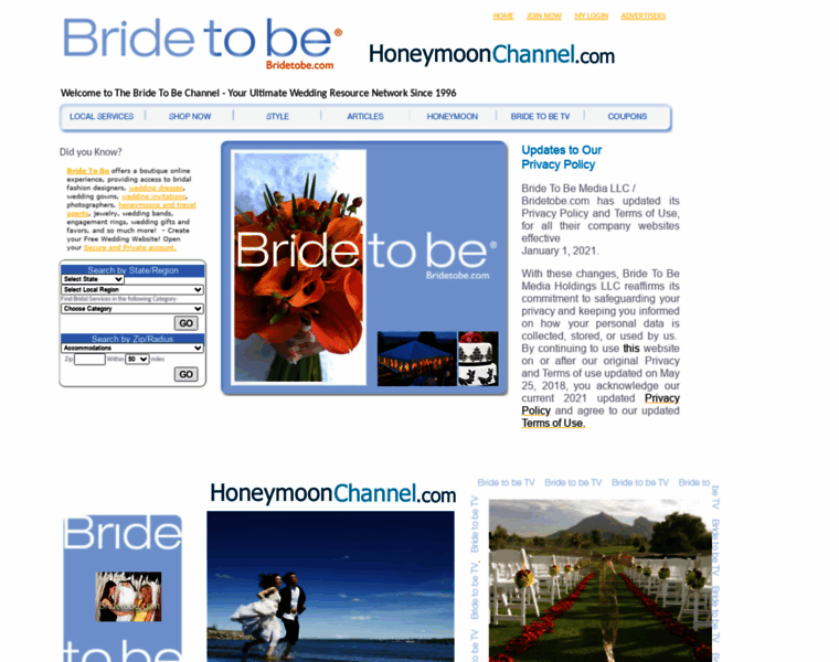 Bridetobe.com thumbnail