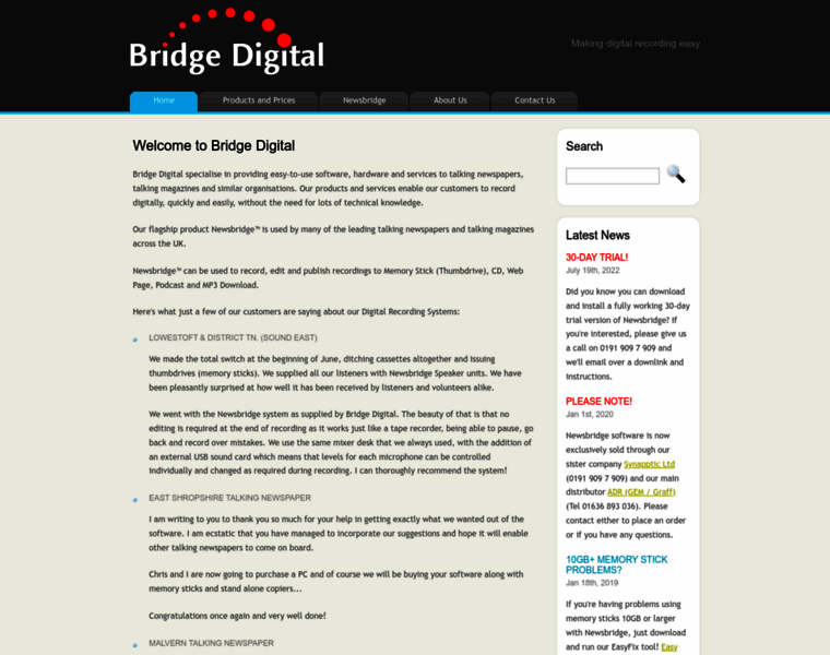 Bridgedigital.net thumbnail
