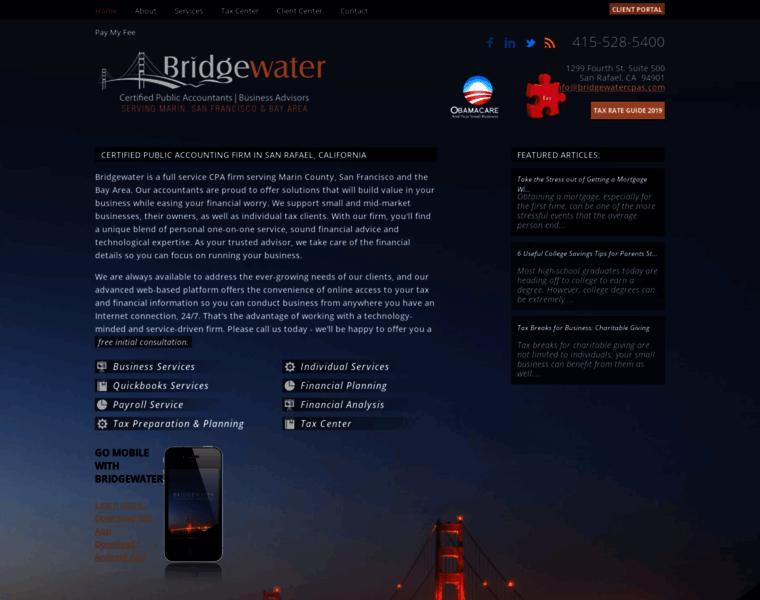 Bridgewatercpas.com thumbnail