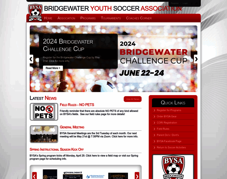 Bridgewateryouthsoccer.com thumbnail
