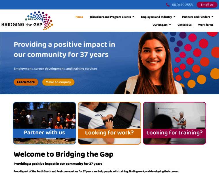 Bridgingthegap.org.au thumbnail