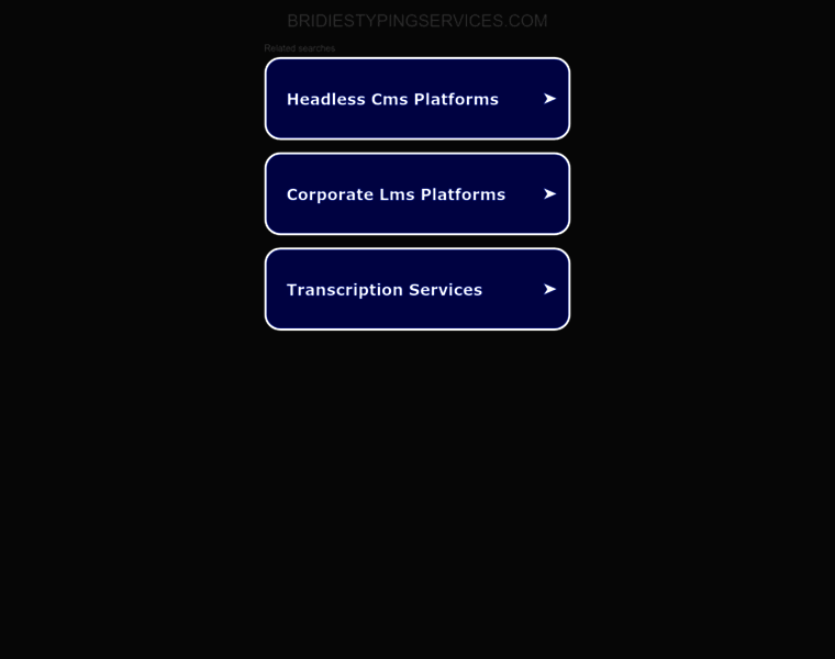 Bridiestypingservices.com thumbnail