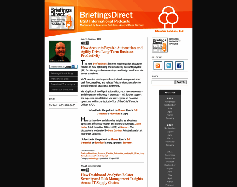 Briefingsdirect.com thumbnail