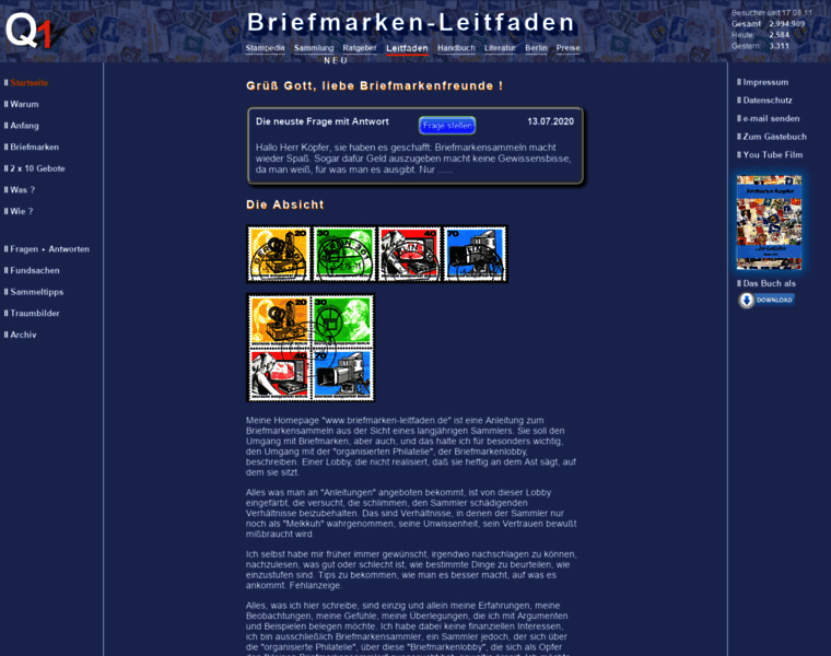 Briefmarken-leitfaden.de thumbnail