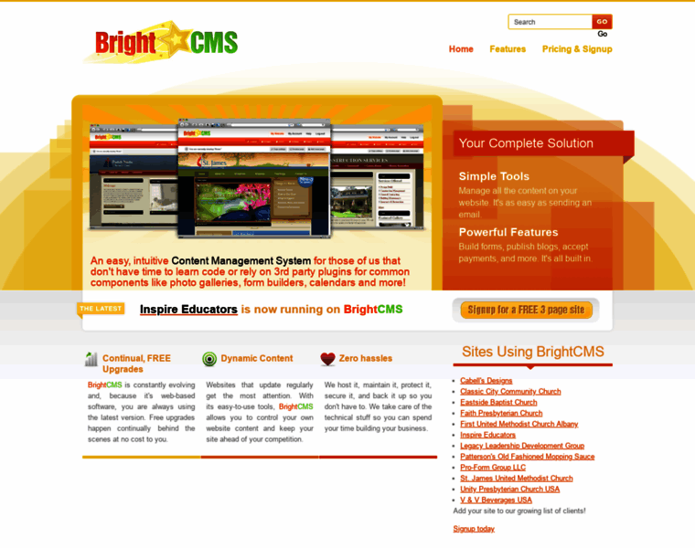 Bright-cms.com thumbnail