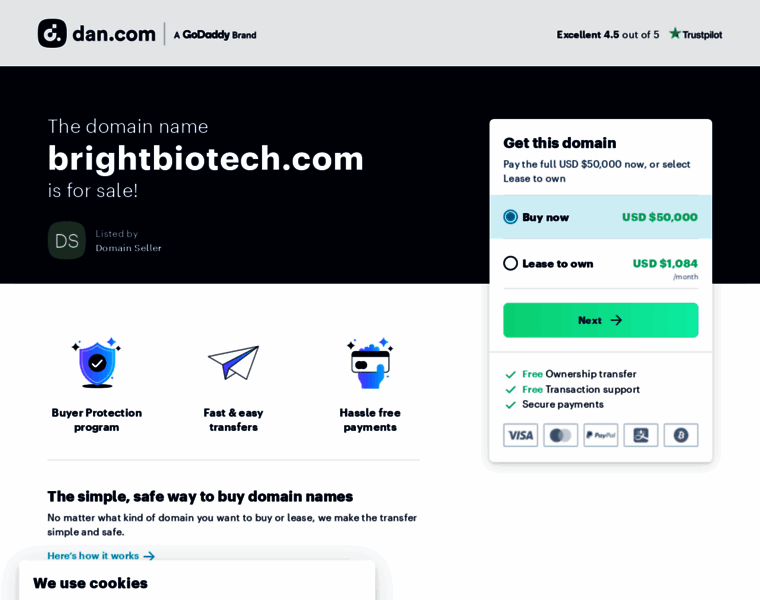 Brightbiotech.com thumbnail