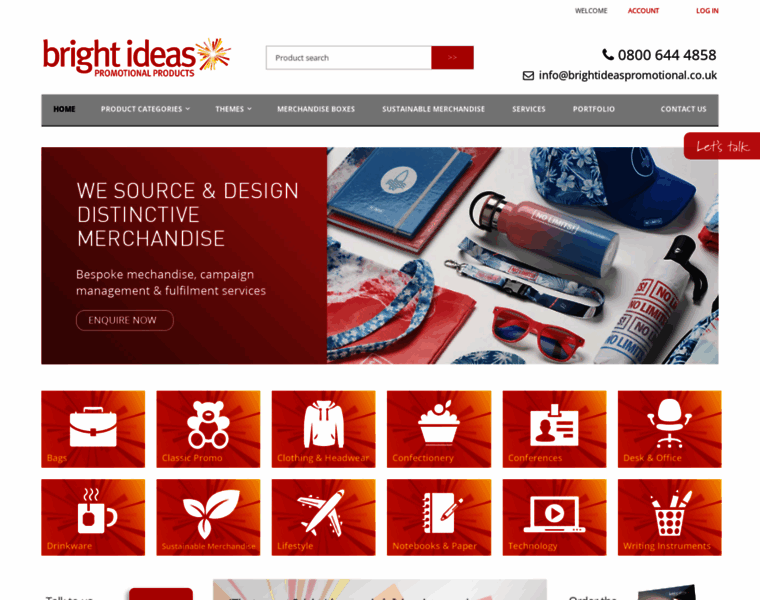 Brightideaspromotional.co.uk thumbnail