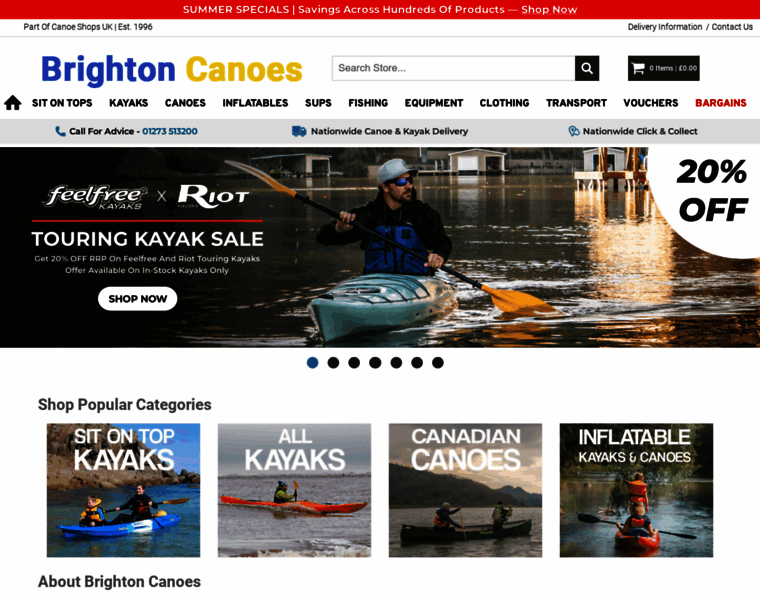 Brighton-canoes.co.uk thumbnail