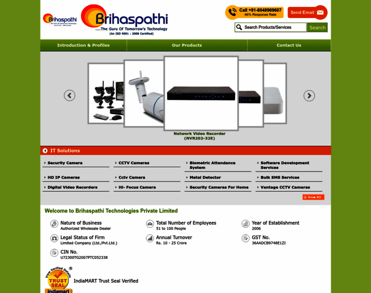 Brihaspathitechnologies.com thumbnail