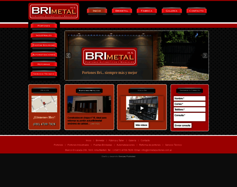 Brimetalportones.com.ar thumbnail