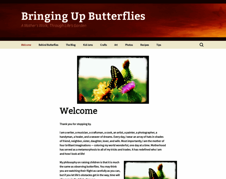 Bringingupbutterflies.com thumbnail