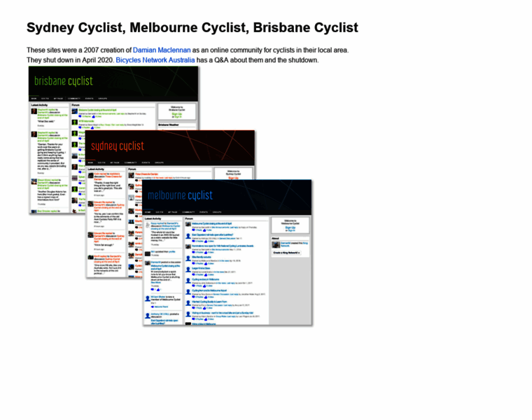 Brisbanecyclist.com thumbnail