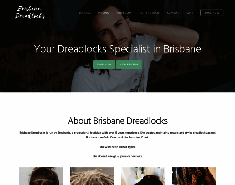 Brisbanedreadlocks.com.au thumbnail