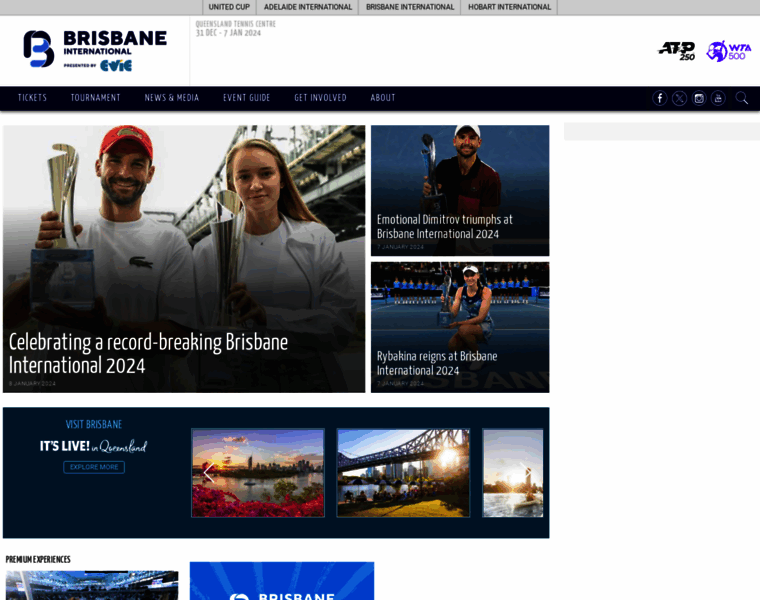 Brisbaneinternational.com.au thumbnail