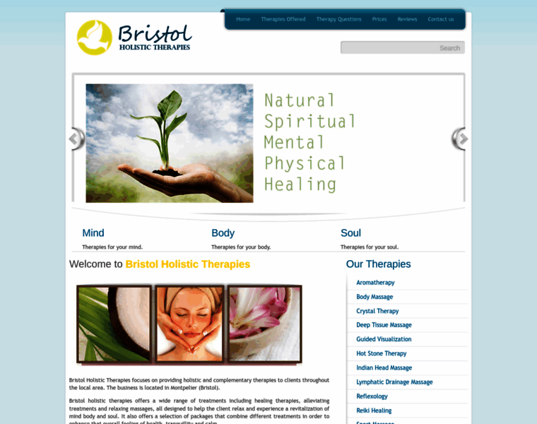 Bristolholistictherapies.com thumbnail