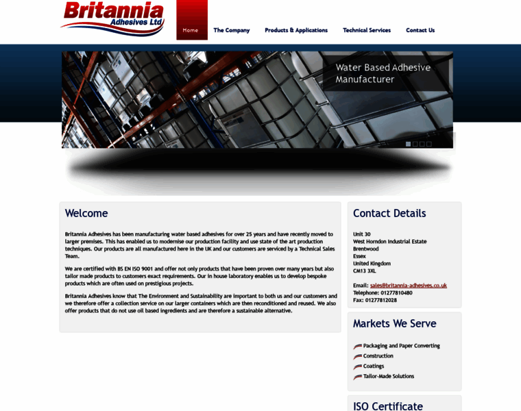 Britannia-adhesives.co.uk thumbnail