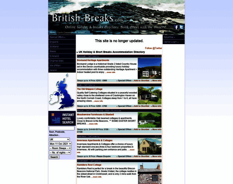 British-breaks.com thumbnail