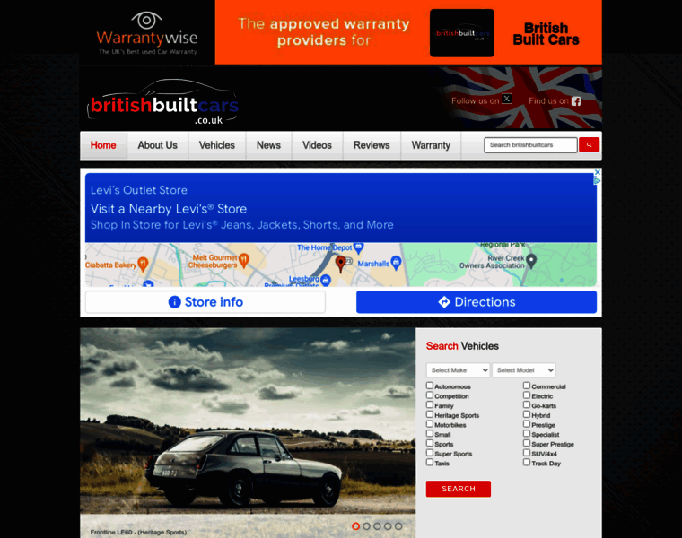 Britishbuiltcars.co.uk thumbnail