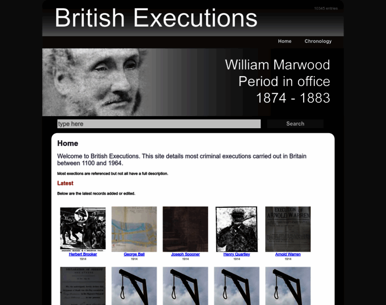 Britishexecutions.co.uk thumbnail