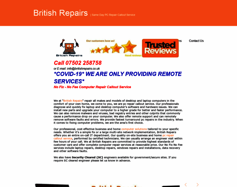 Britishrepairs.co.uk thumbnail