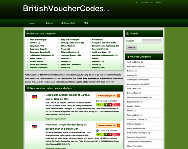 Britishvouchercodes.com thumbnail