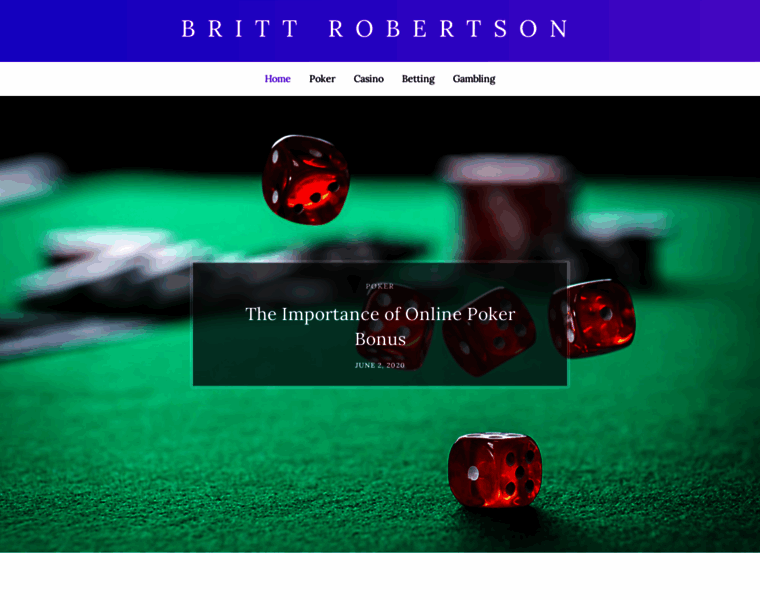 Brittrobertson.com thumbnail