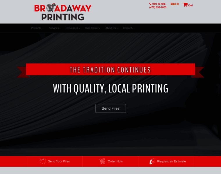 Broadawayprinting.com thumbnail