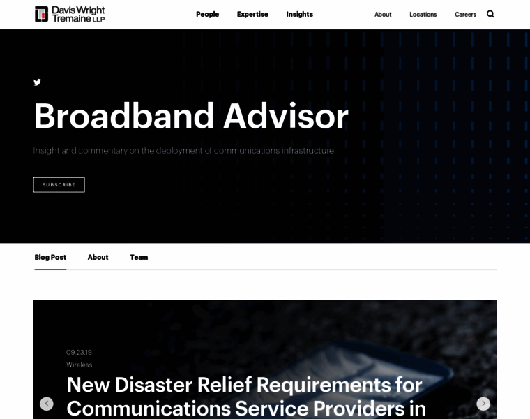 Broadbandlawadvisor.com thumbnail