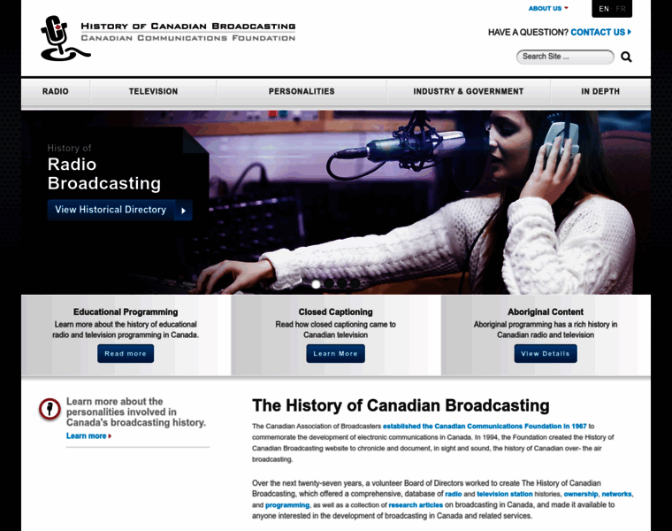 Broadcasting-history.com thumbnail