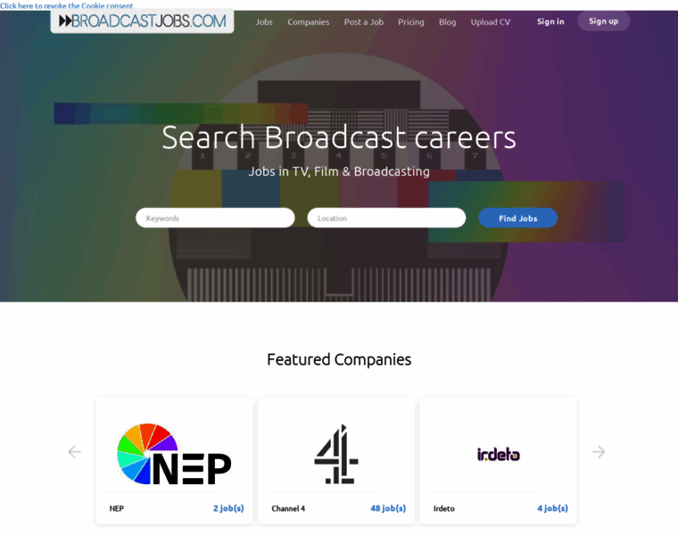 Broadcastjobs.com thumbnail