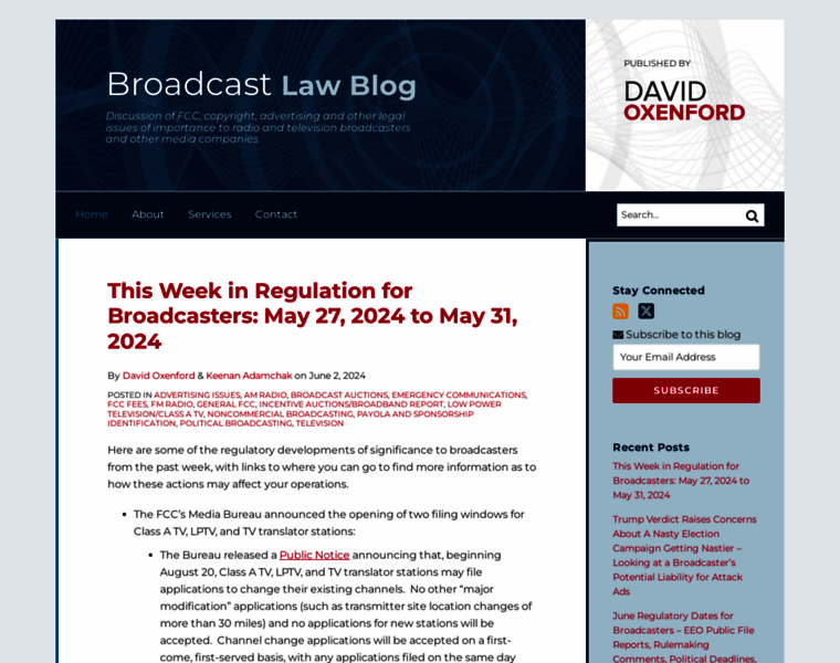 Broadcastlawblog.com thumbnail