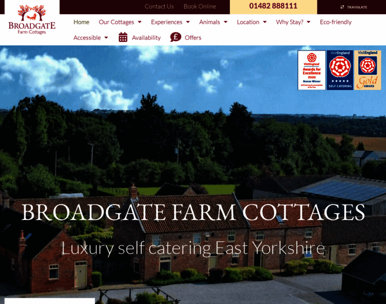 Broadgatefarmcottages.co.uk thumbnail