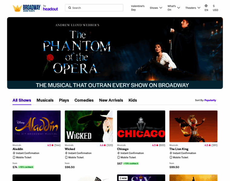 Broadway-show-tickets.com thumbnail