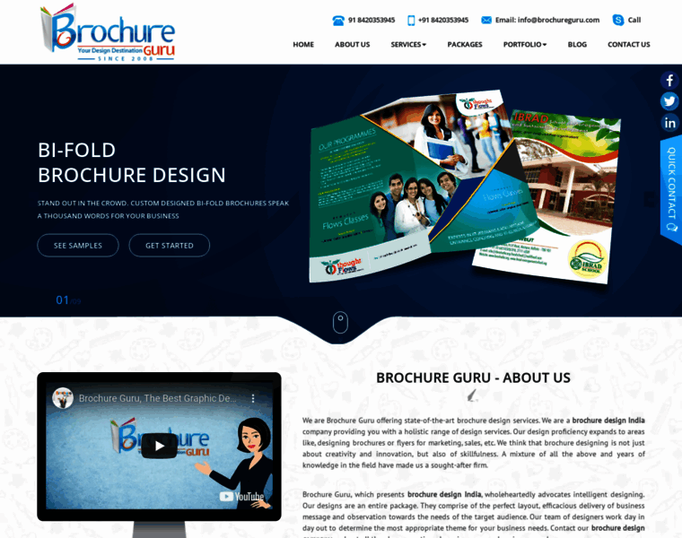 Brochure-design-india.com thumbnail