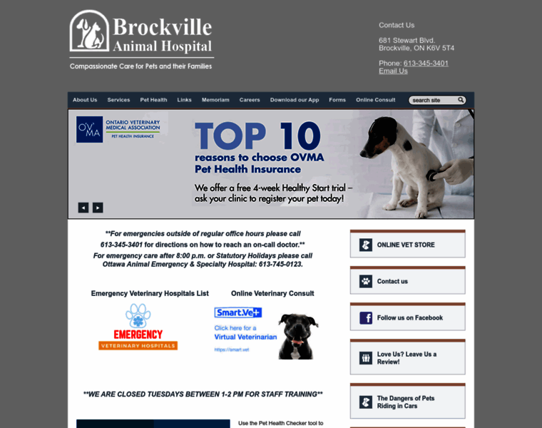 Brockvilleanimalhospital.net thumbnail