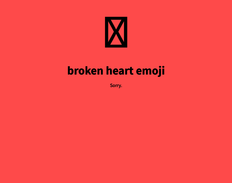 Brokenheartemoji.com thumbnail