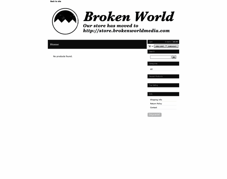 Brokenworldmedia.bigcartel.com thumbnail