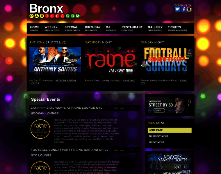 Bronxparties.com thumbnail