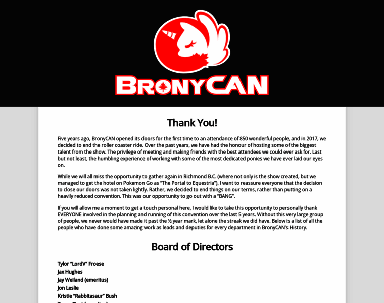 Bronycan.ca thumbnail
