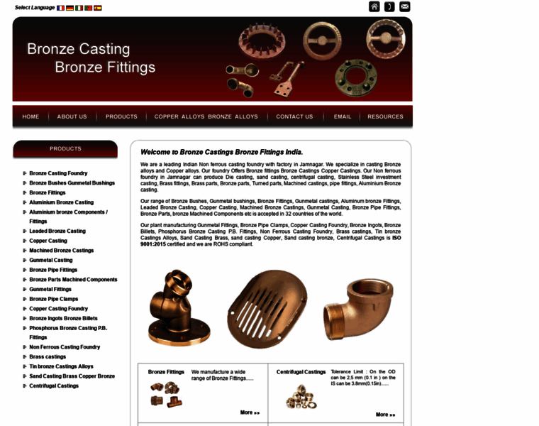 Bronze-castings-fittings.com thumbnail
