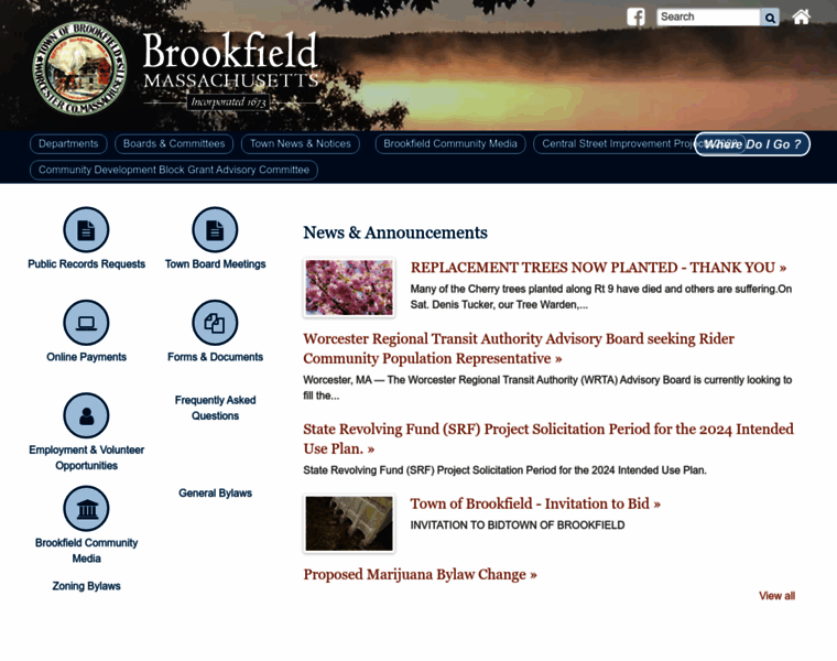 Brookfieldma.us thumbnail