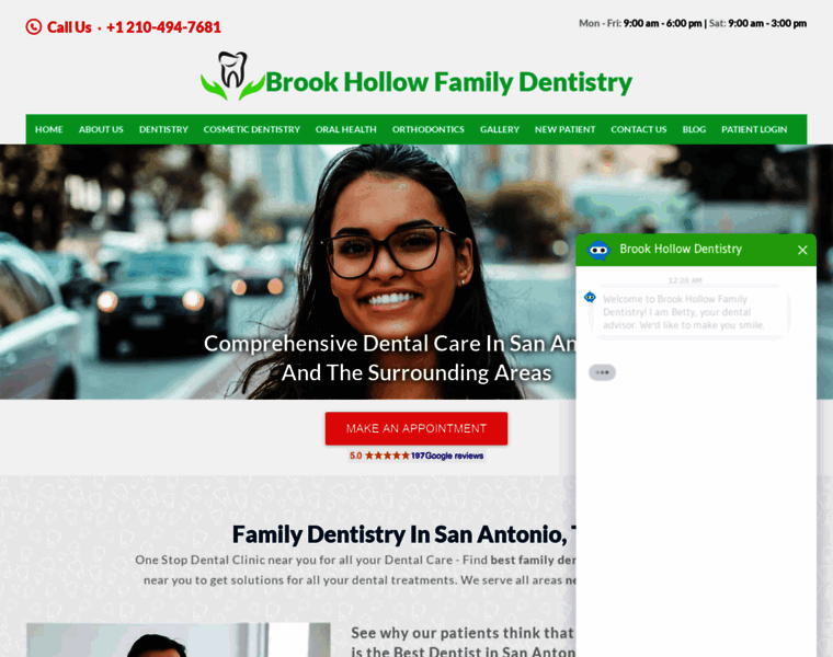 Brookhollowfamilydentistry.com thumbnail