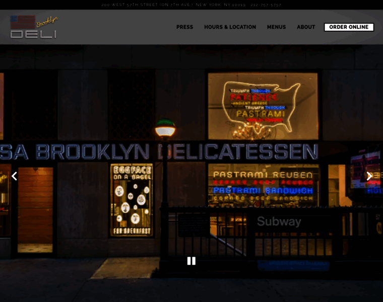 Brooklyndelicatessen.com thumbnail