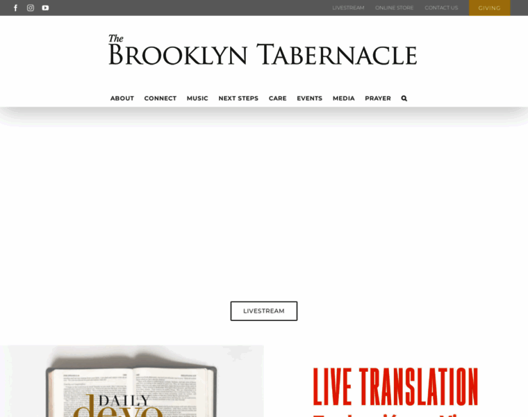 Brooklyntabernacle.com thumbnail