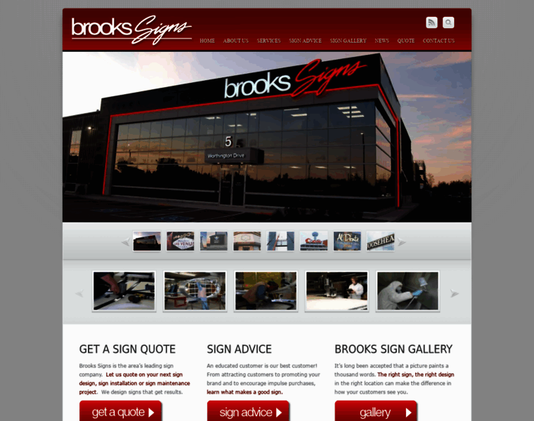 Brooks-signs.com thumbnail